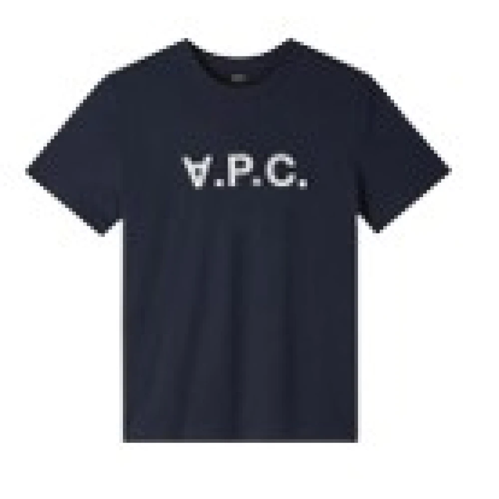A.p.c. Men's Blue T-Shirts, L, T-Shirts And Polos