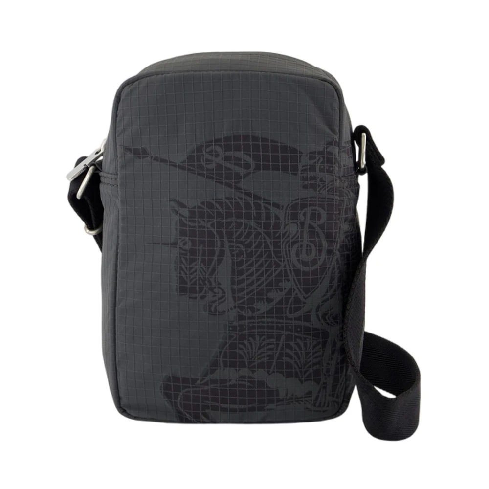 Burberry Grå Ripstop Crossbody Nylon Väska