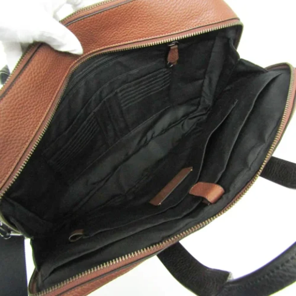 Coach Pre-owned Leather shoulder-bags Brown Dames