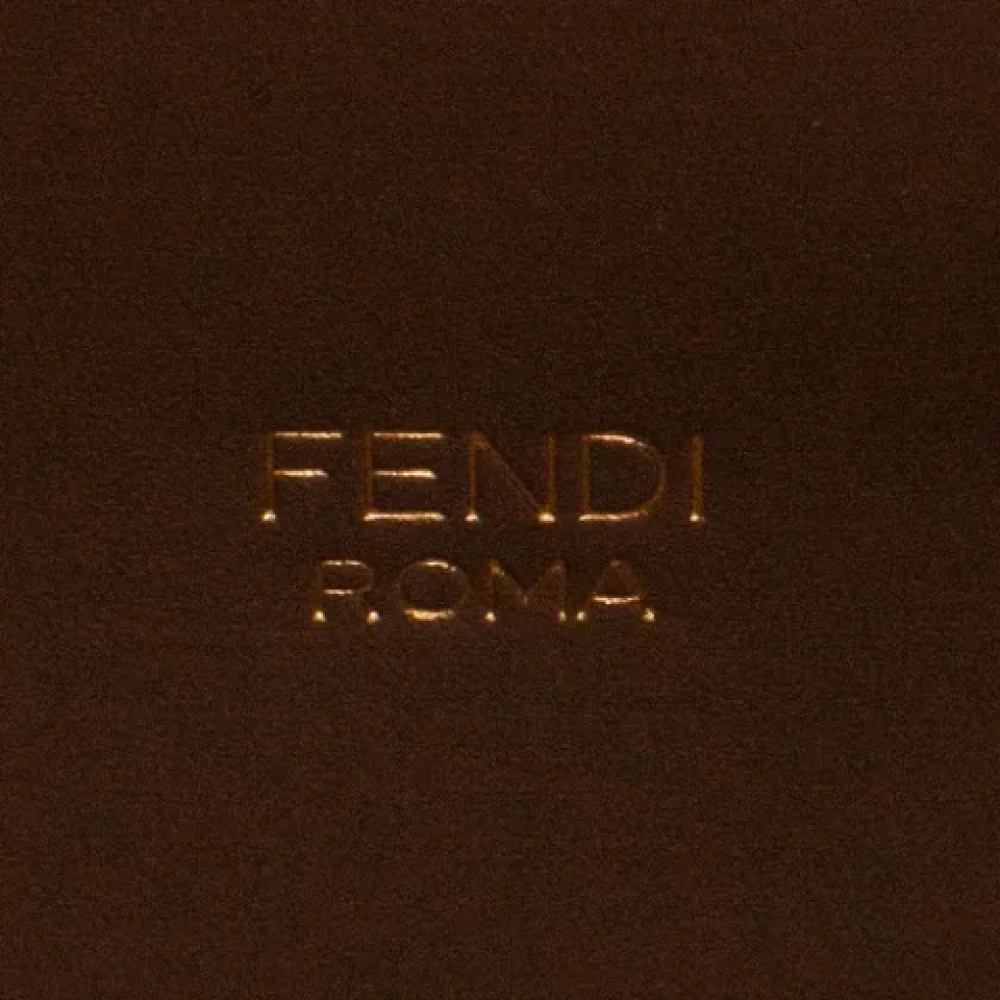 Fendi Vintage Pre-owned Leather fendi-bags Brown Dames