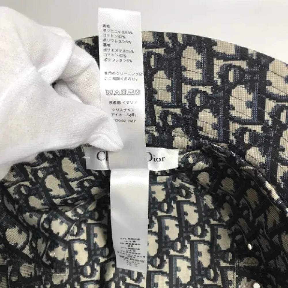Dior Vintage Pre-owned Fabric hats Blue Dames