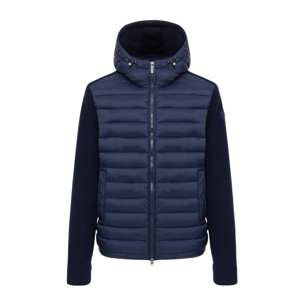 Colmar Uomo Blu Giacca Ibrida Con Cappuccio, Colore: Navy, Taglia: 54 - Immagine 3