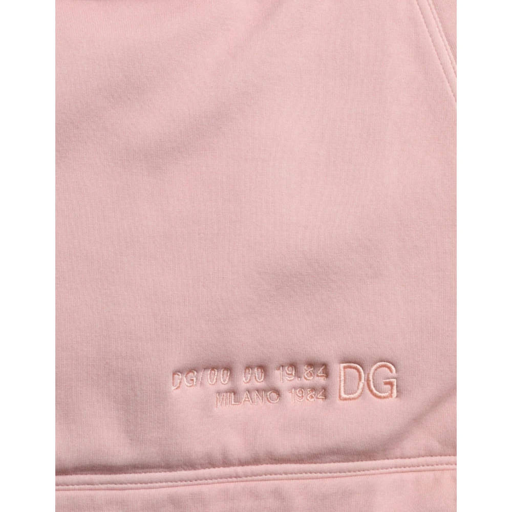 Dolce & Gabbana Hoodies Pink Heren