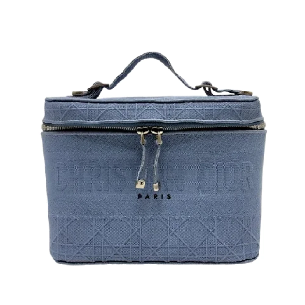 Dior Vintage Pre-owned Fabric dior-bags Blue Dames