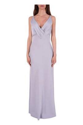 long-v-neck-elegant-dress