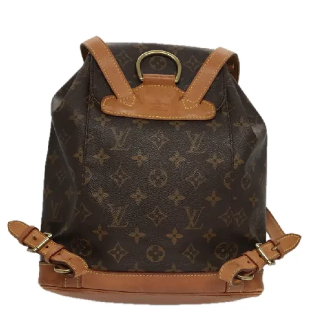 Louis Vuitton Vintage Pre-owned Canvas backpacks Brown Dames