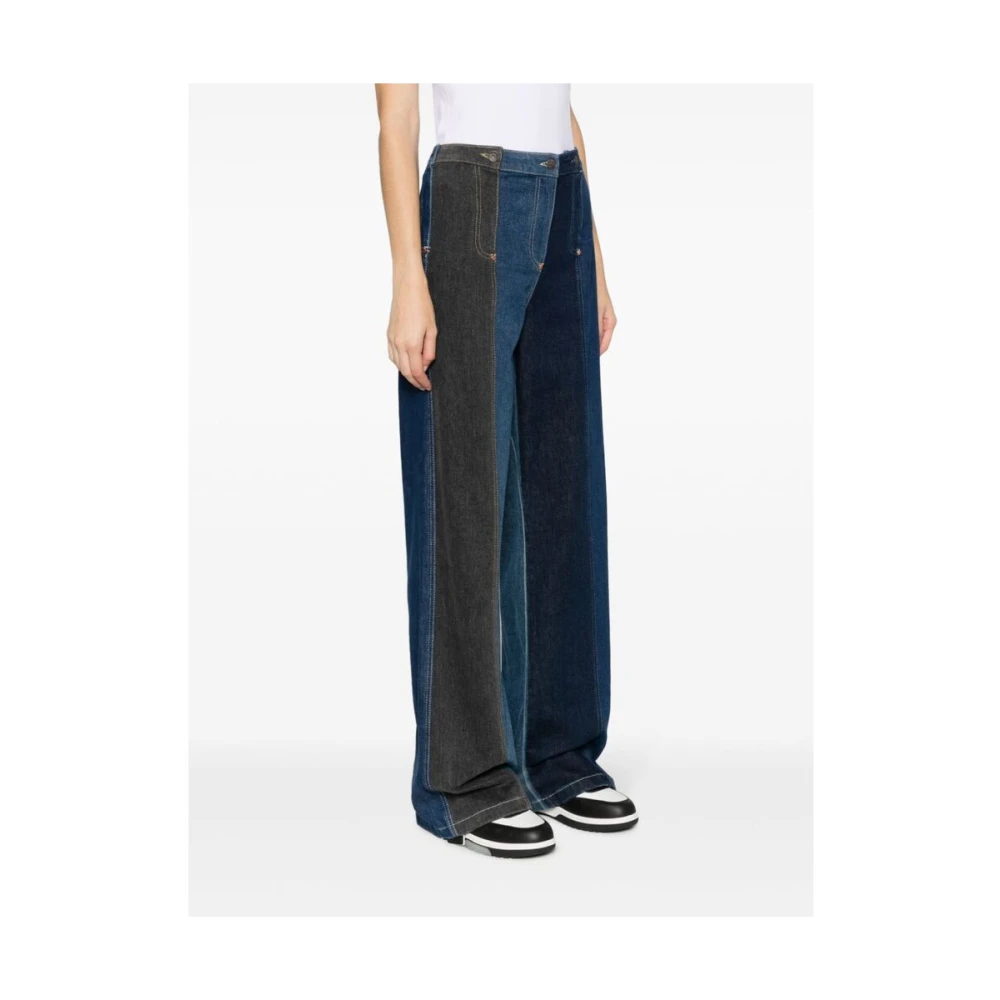 Moschino Wide Jeans Multicolor Dames