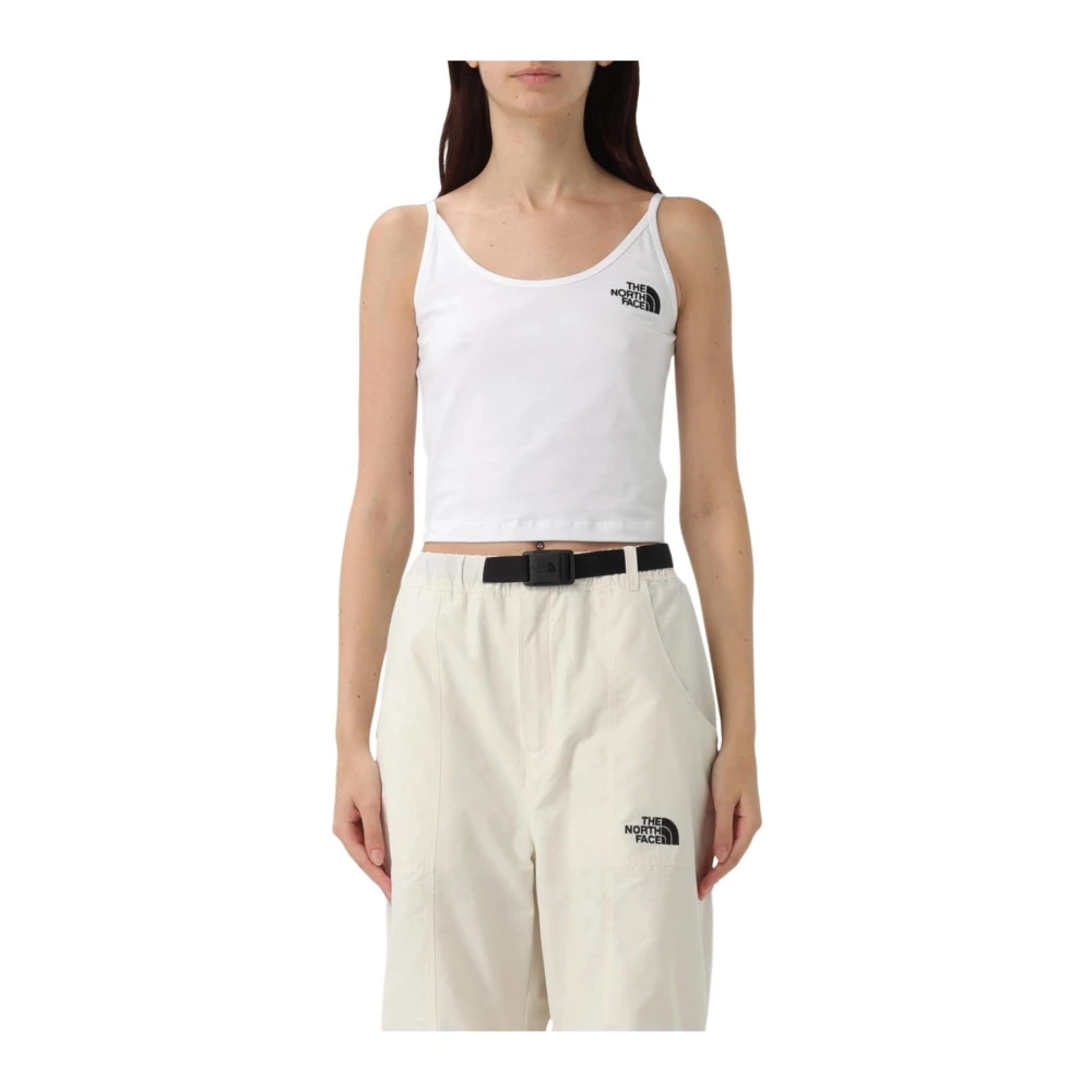The North Face Women's White Sleeveless Round Neck Tank Top