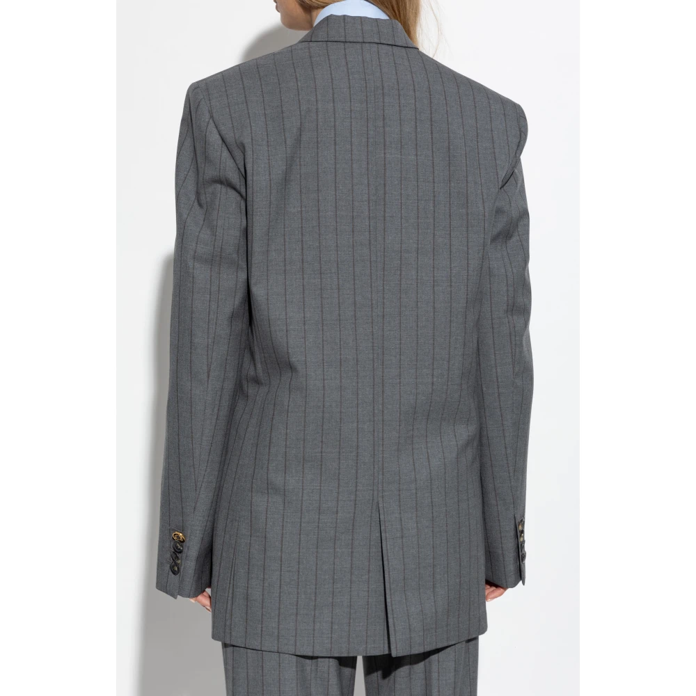 Moschino Wollen blazer Gray Dames