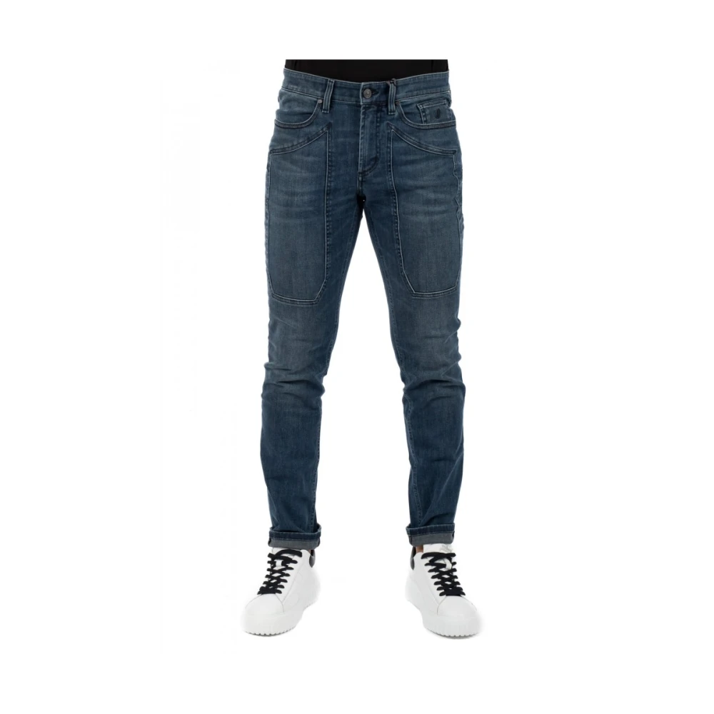 Jeckerson Men's Blue Slim Fit Jeans, W30, Jeans