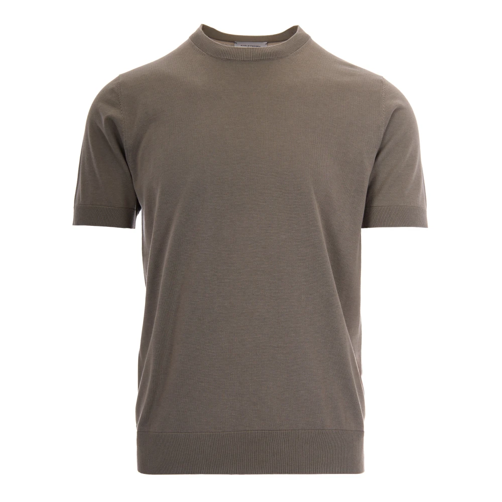 Paolo Pecora Men's Gray Round-Neck Knitwear - Round-Neck Knitwear - 2XL - Knitwear