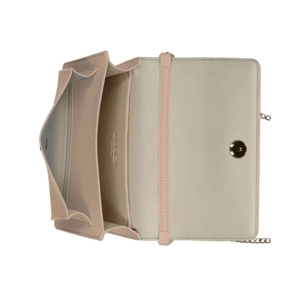 Liu Jo Stijlvolle Schoudertas met Logodetail Beige Dames