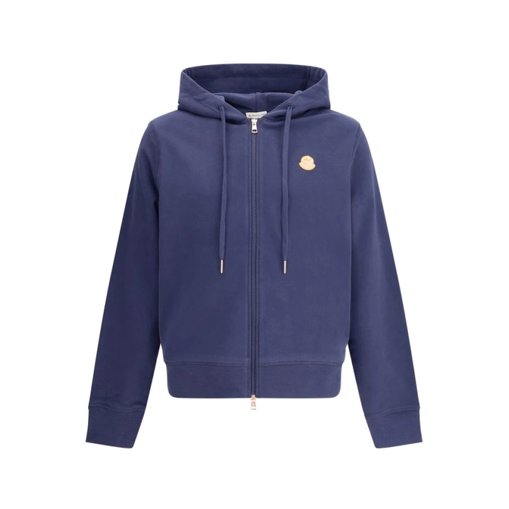 Moncler Blue Zip-Throughs, Male, Xl, Gilga Farm Zip-Up Hoodie By Donald Glover