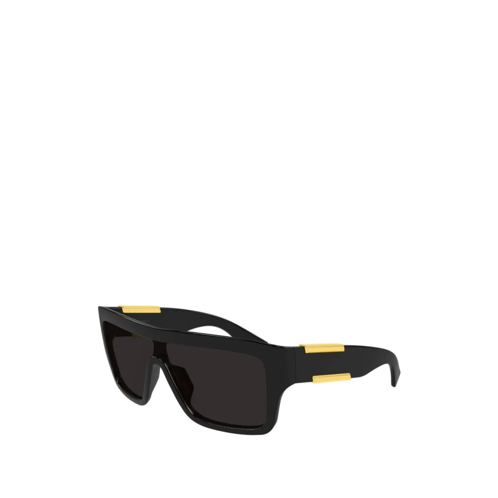 Bottega Veneta Unisex Black Geometric Sunglasses - Sunglasses - One Size - Accessories