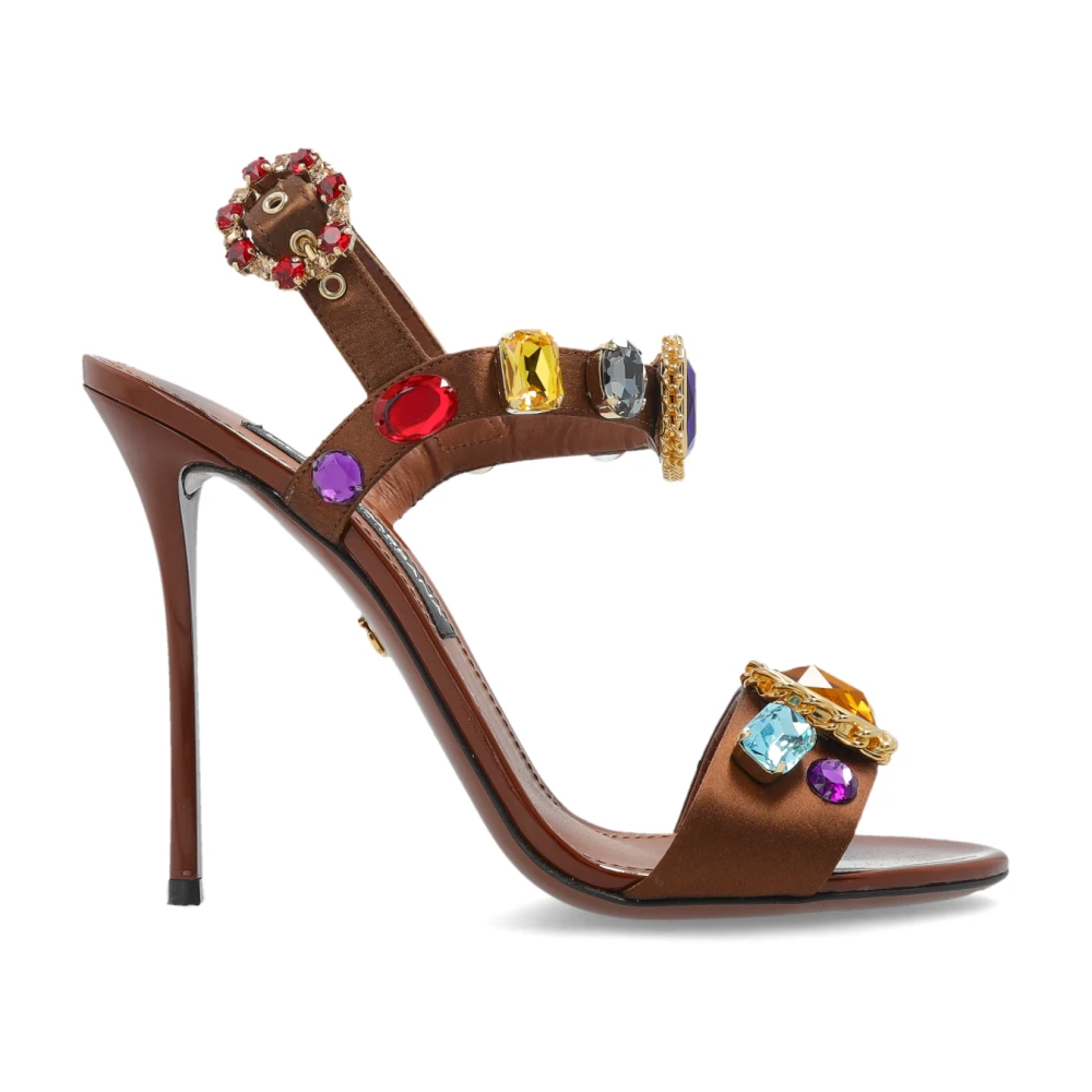 Dolce & Gabbana Mujer Marrón - Sandalias Keira 2.0 - Shoes - 36 Eu