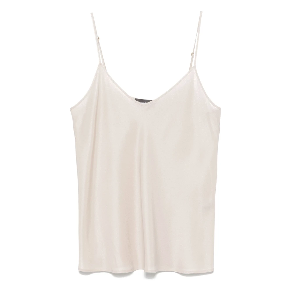Lorena Antoniazzi Casual Beige Tank Top Beige Dames