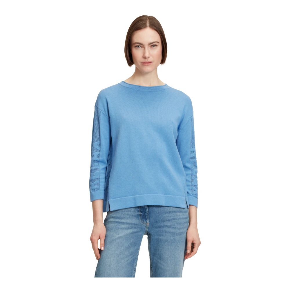 Betty Barclay Round-neck Knitwear Blue Dames