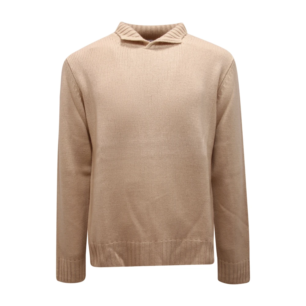 Dondup Herr Beige Stickade Tröjor L, Ullpolotröja
