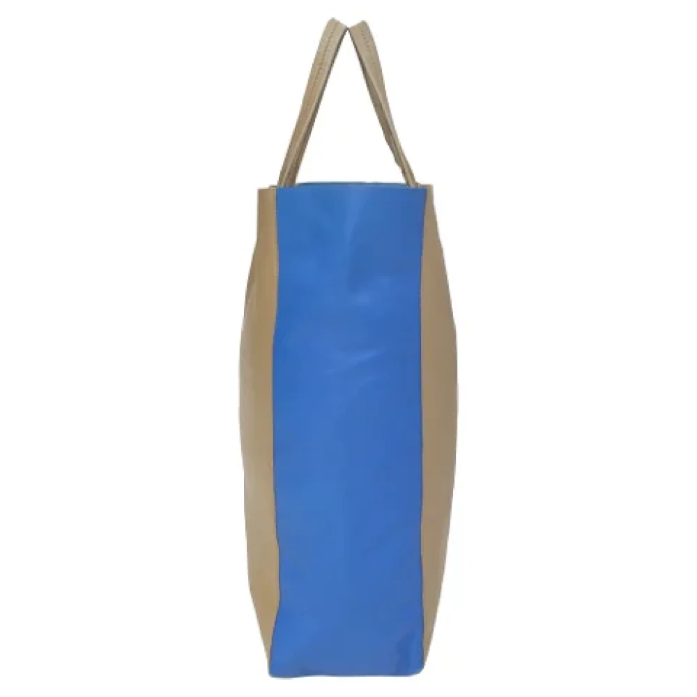 Celine Vintage Pre-owned Leather totes Beige Dames