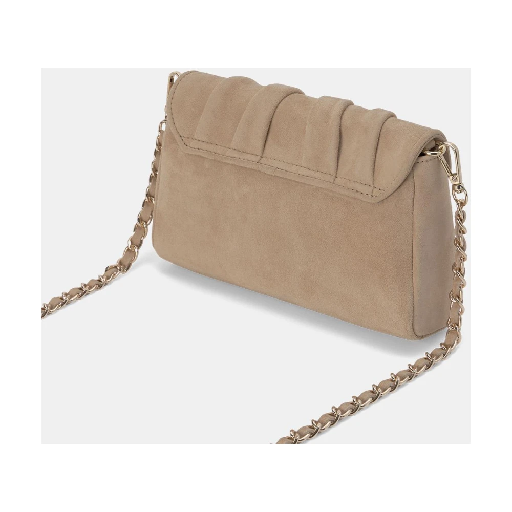 Alma en Pena Diamant Vierkante Schoudertas Beige Dames