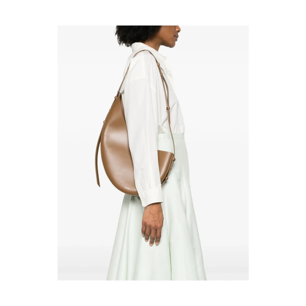Soeur Terracotta Bruine Schoudertas met Rits Brown Dames
