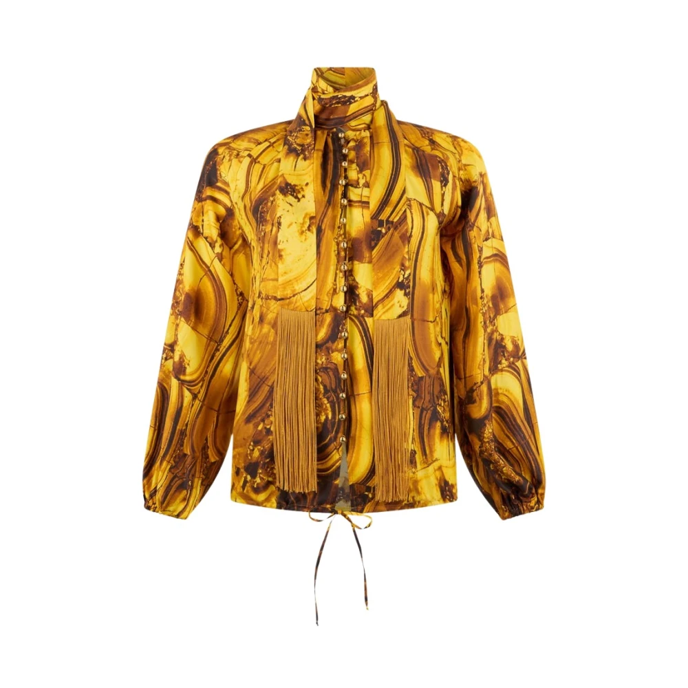 Roberto Cavalli Donna Giallo - Blouses & Camicie - Blouses & Shirts - S