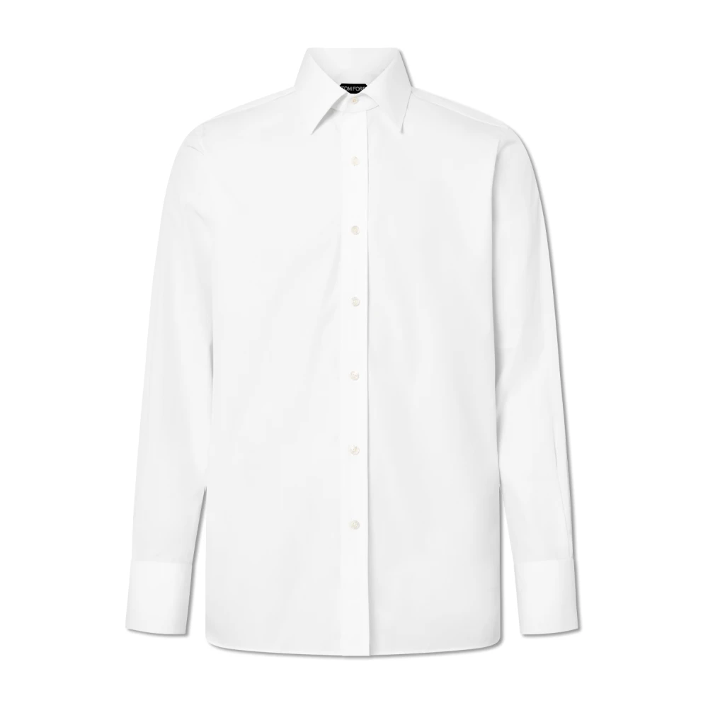 Tom Ford Katoenen shirt White Heren