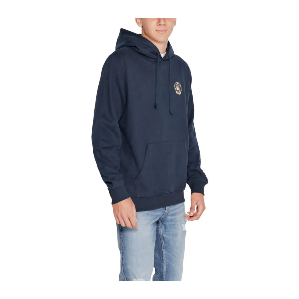 Tommy Jeans Katoenen Crewneck Sweater Blue Heren