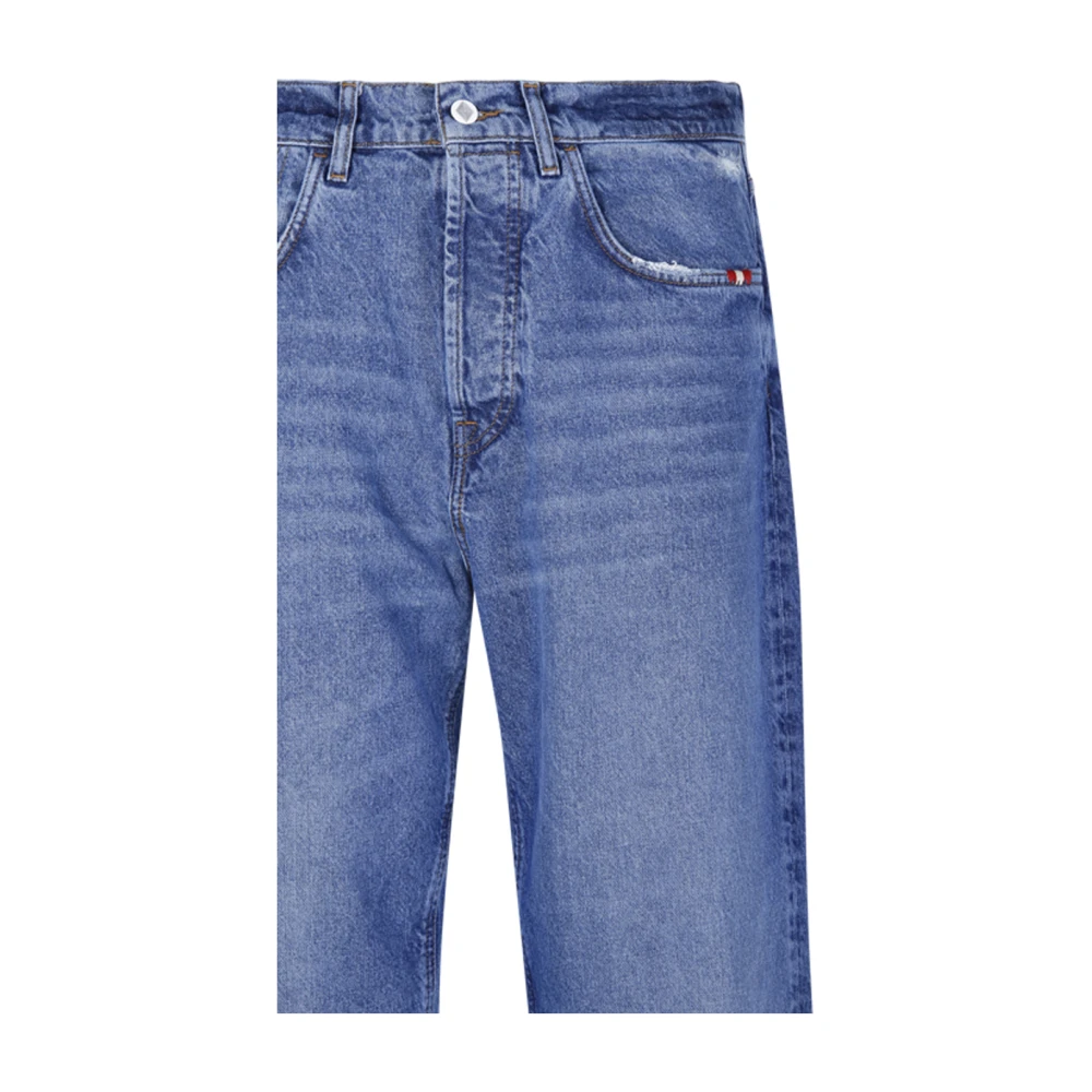 Amish Denim Jeans voor Mannen en Vrouwen Blue Heren