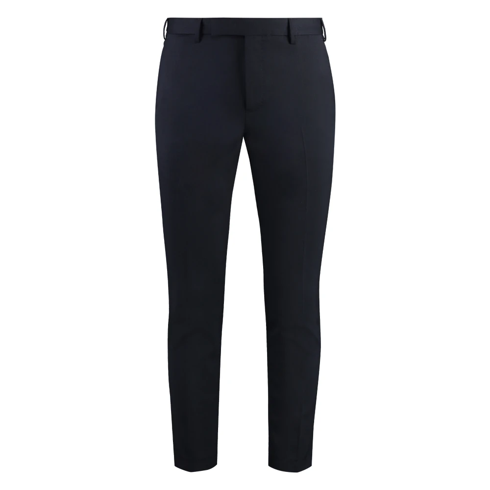 Pt Torino Men's Blue Suit Trousers, 2XL, Dieci Wool Blend Trousers