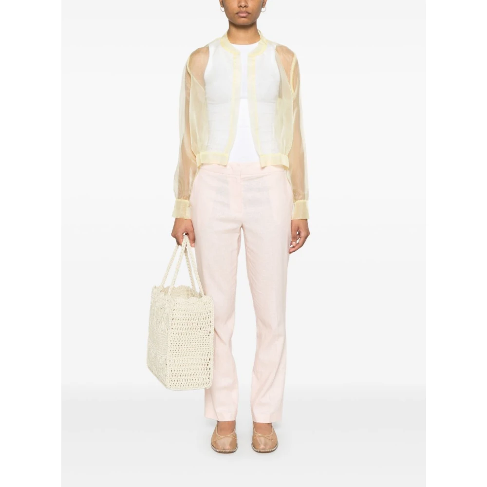 Twinset Gele Jas met Knoopmanchetten Yellow Dames
