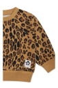 sweatshirt-beige-a-pois-avec-bouton-pression