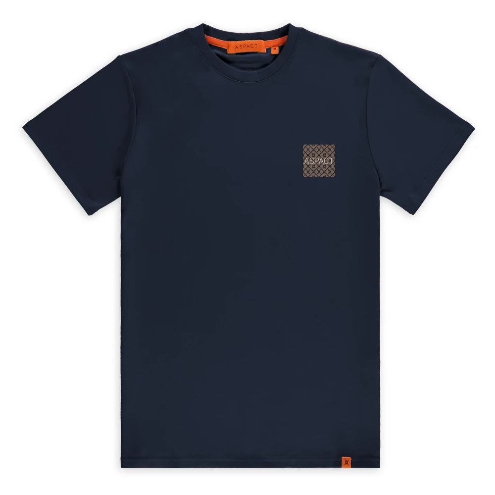 Aspact Denzell Tee Peacoat MiintoTitle Denzell Tee Blue Heren