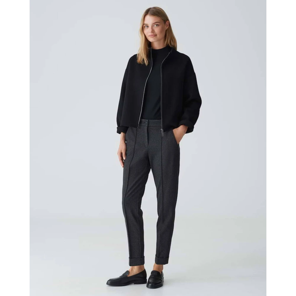 Opus Melina Remix Stijlvolle Broek Black Dames