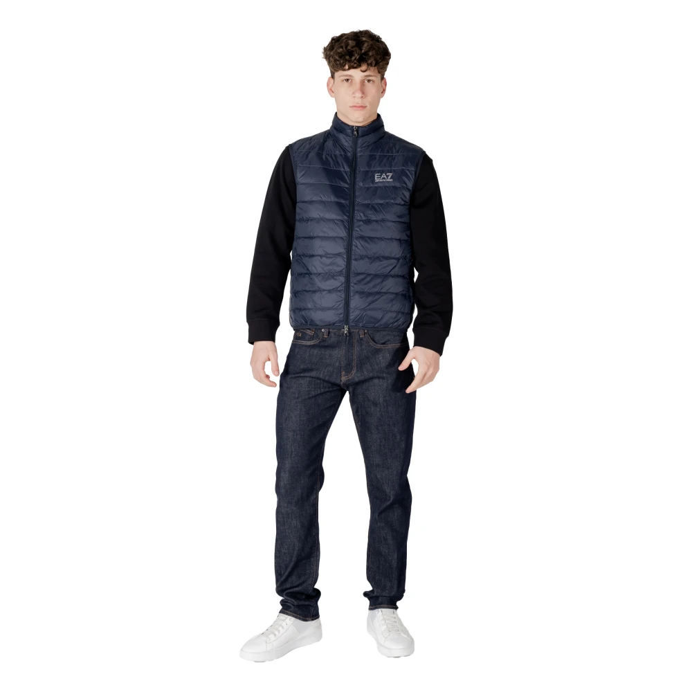 Emporio Armani EA7 Herfst Winter Herenjassen en -jassen Blue Heren