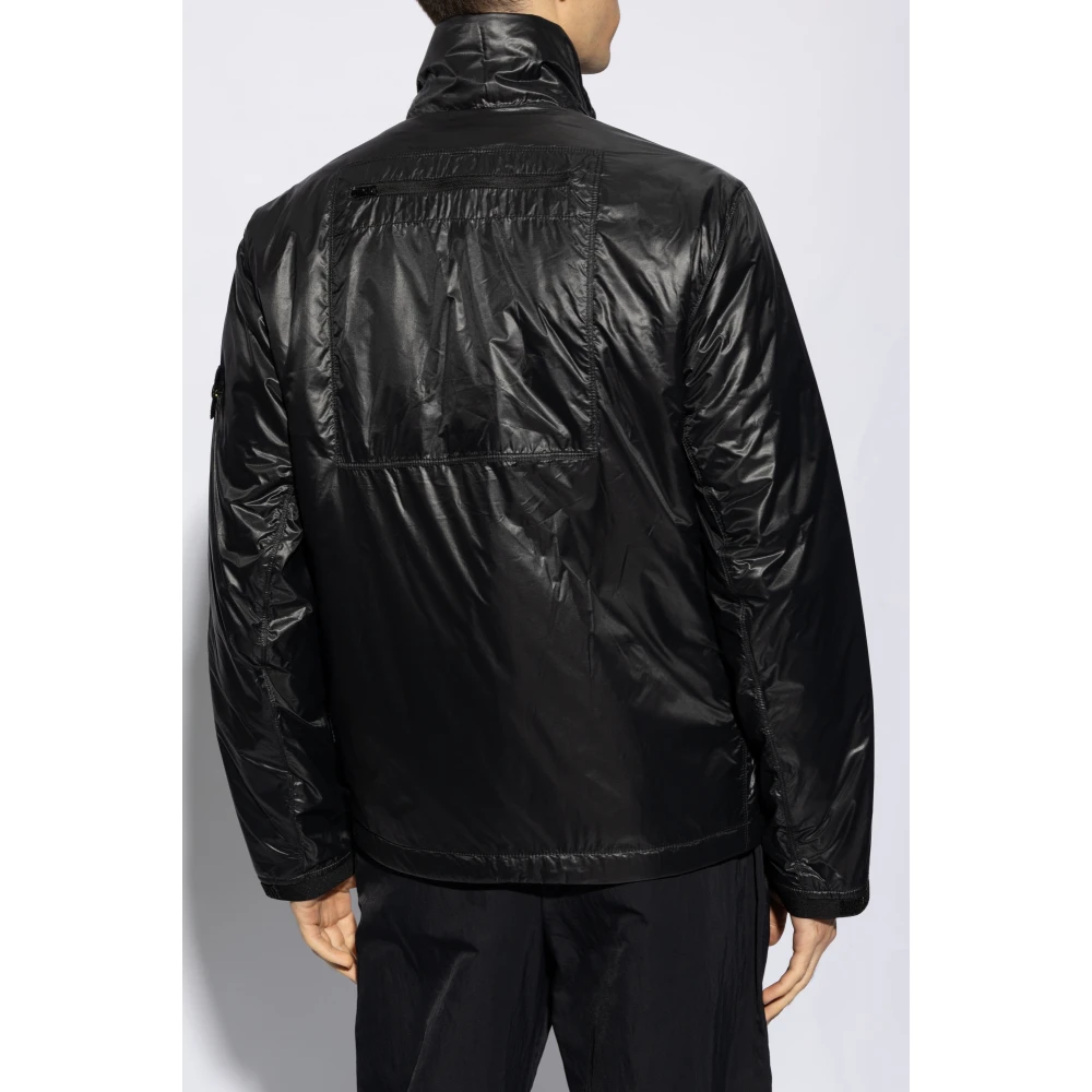 Stone Island Winddichte jas van Black Heren
