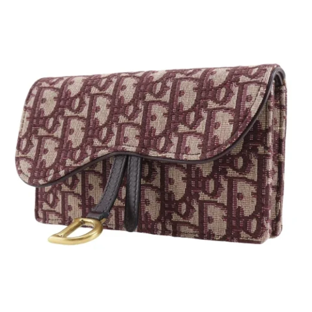 Dior Vintage Pre-owned Canvas dior-bags Red Dames