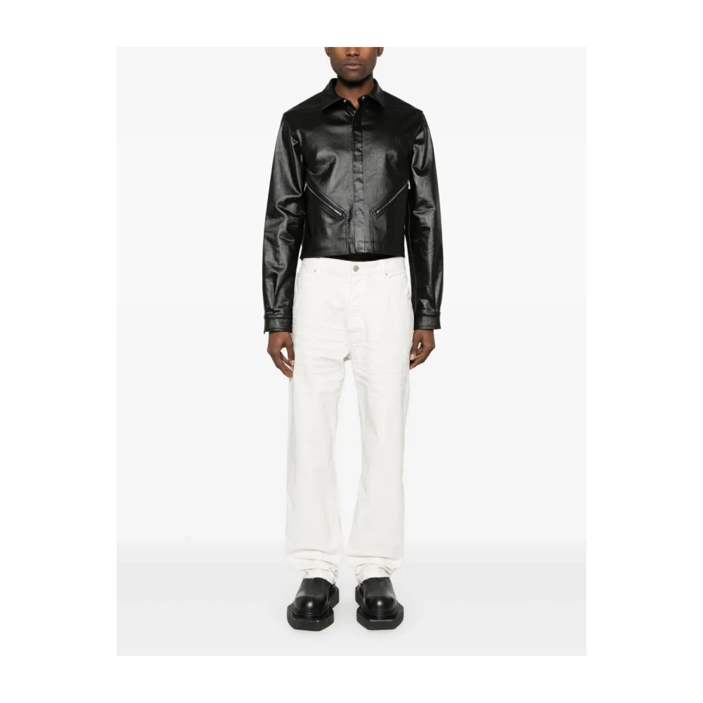 Balenciaga Relaxed Fit Denim Jeans White Dames