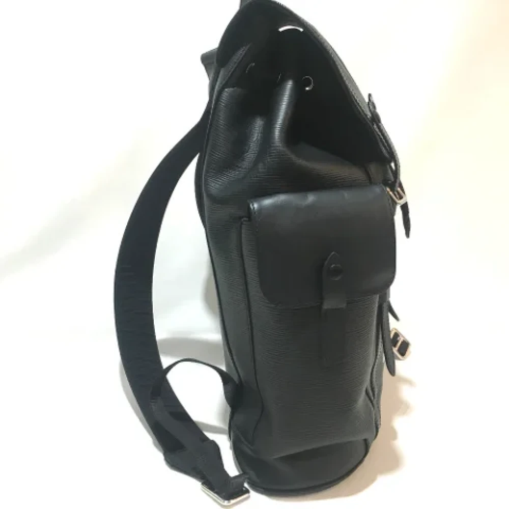Louis Vuitton Vintage Pre-owned Leather shoulder-bags Black Heren