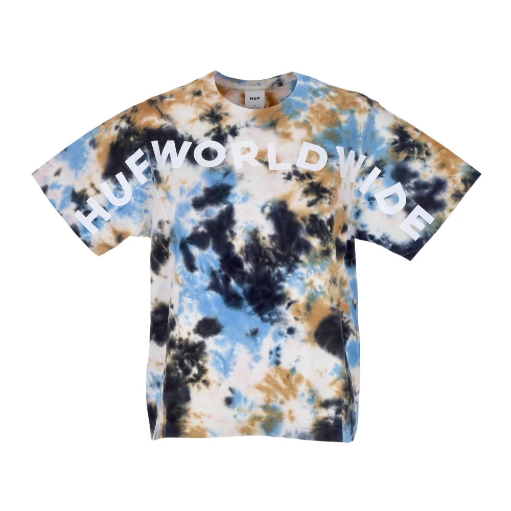 HUF Ontspannen Tee Blauw Dames T-shirt Multicolor Heren