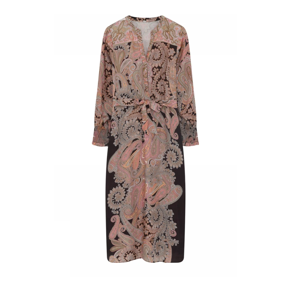 Gustav Midi-jurk met riem Multicolor Dames