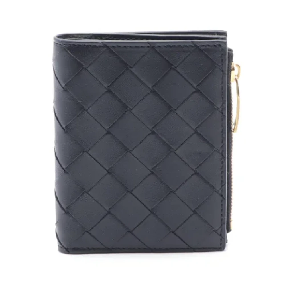 Bottega Veneta Vintage Pre-owned Leather wallets Black Dames