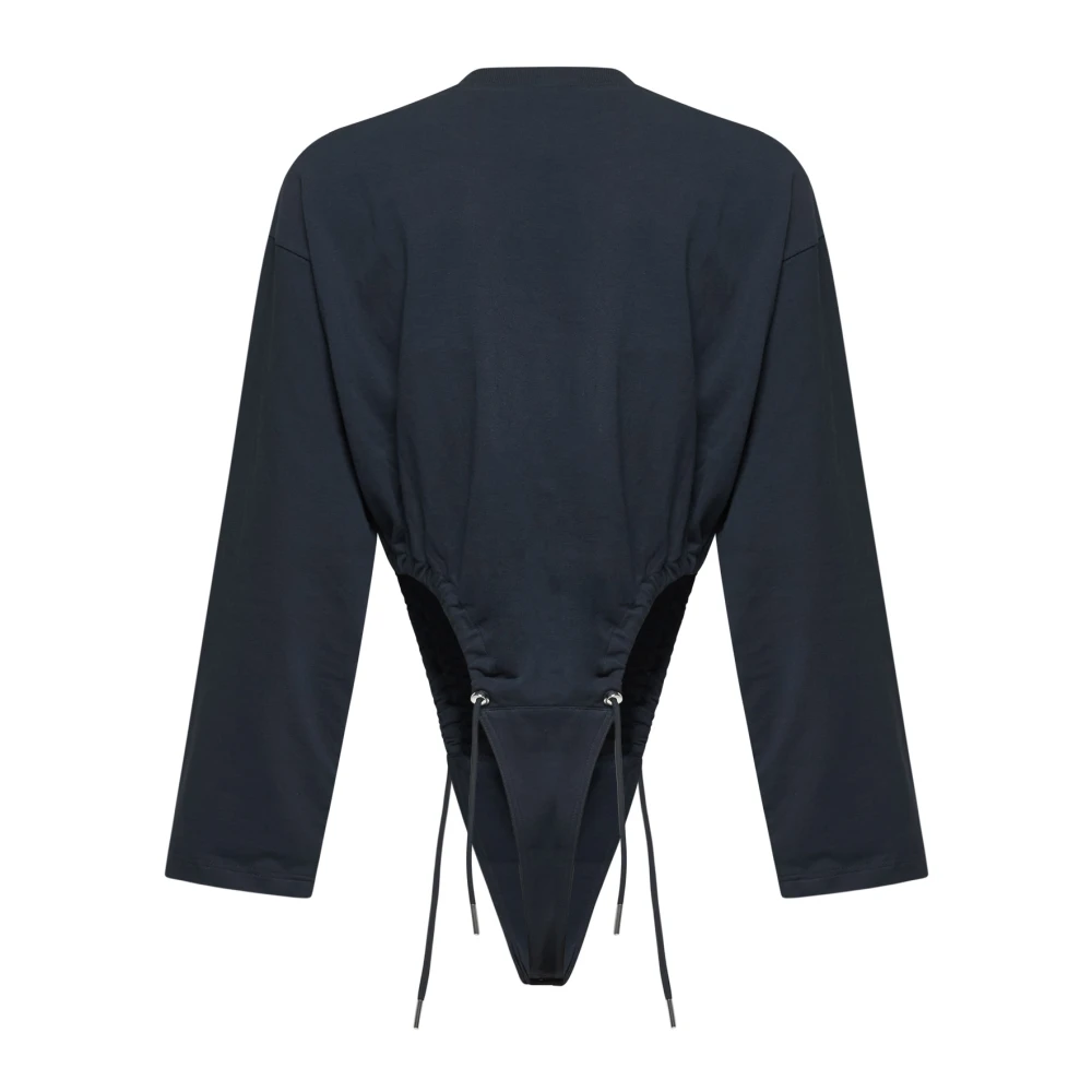 Y Project Denim Multi-tailleband Sweater Black Dames