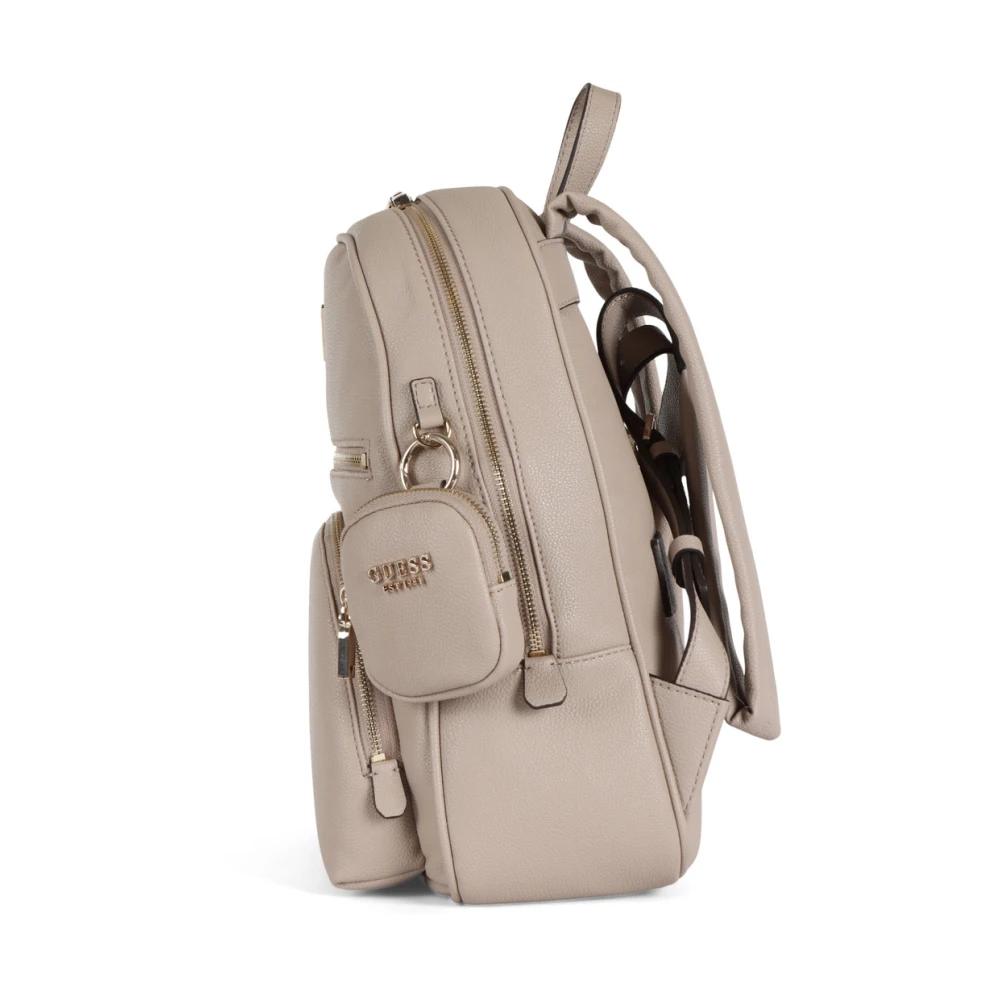Guess Grote Eco-Leren Rugzak Beige Dames