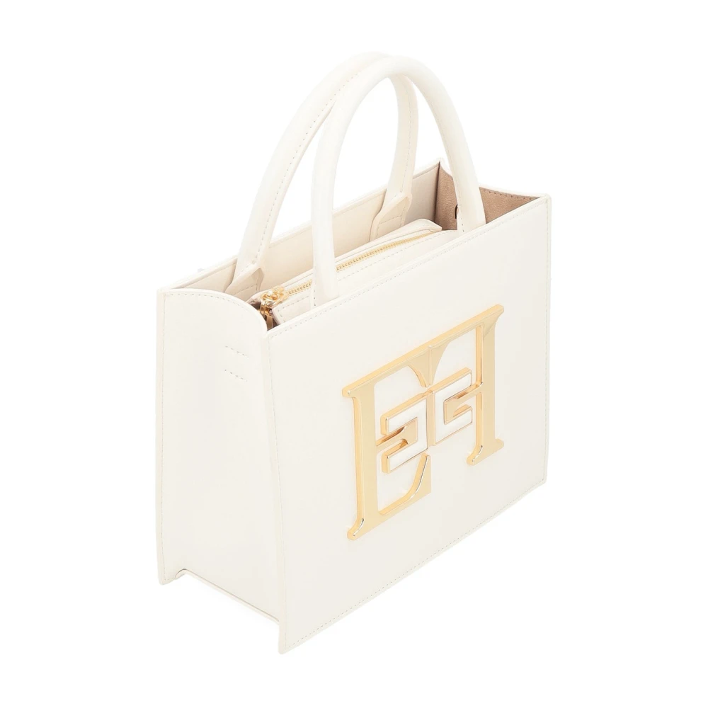 Elisabetta Franchi Boter Tas Bs06A46E2-193 White Dames