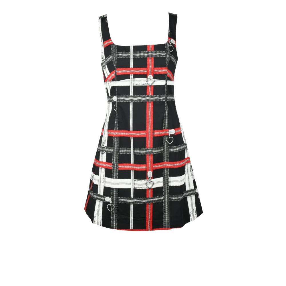 Love Moschino Damesjurk van katoenmix Multicolor Dames