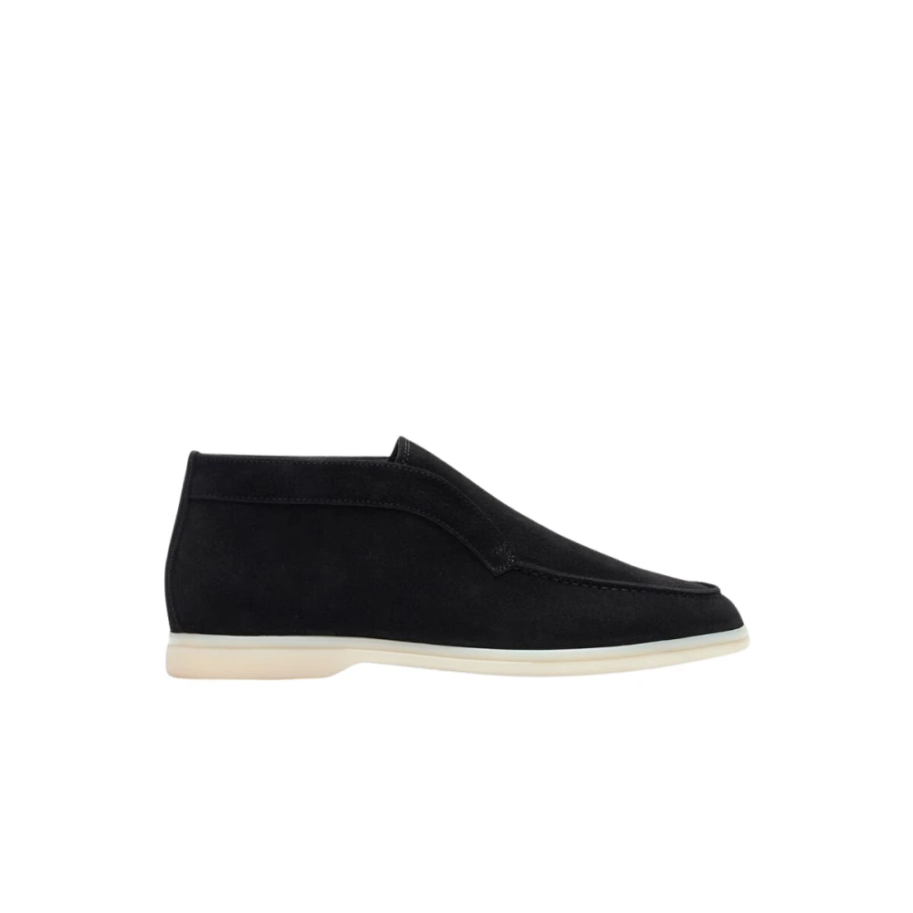 Scarosso Ankle Boots, Male, 9 Uk, Leonardo Ankle Boot Black