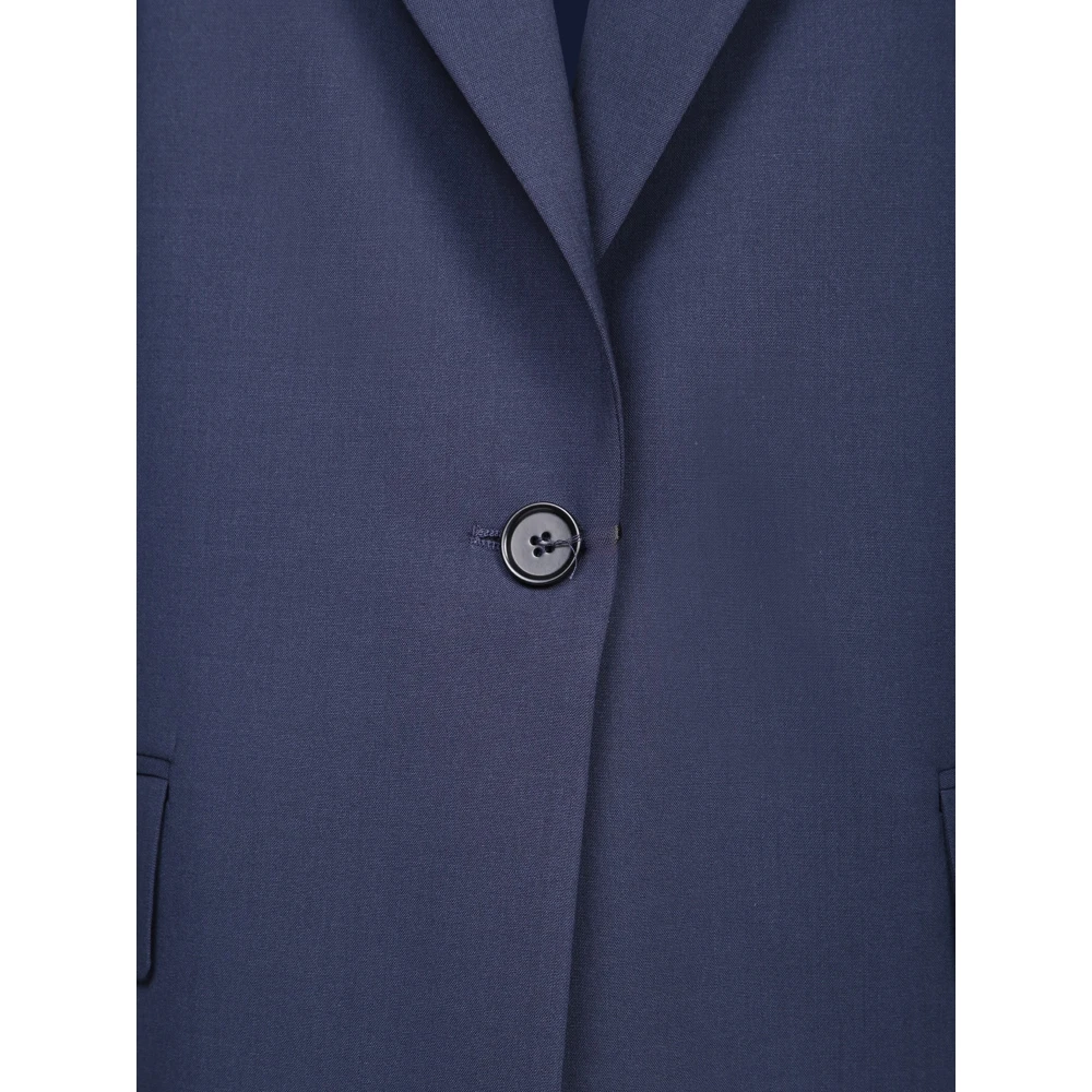 Msgm Blauwe Jas Damesmode Stijl Blue Dames