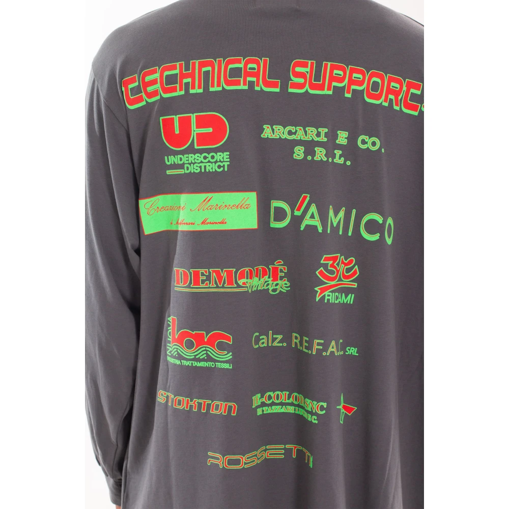 Magliano Twisted Long Sleeve Tee Gray Heren