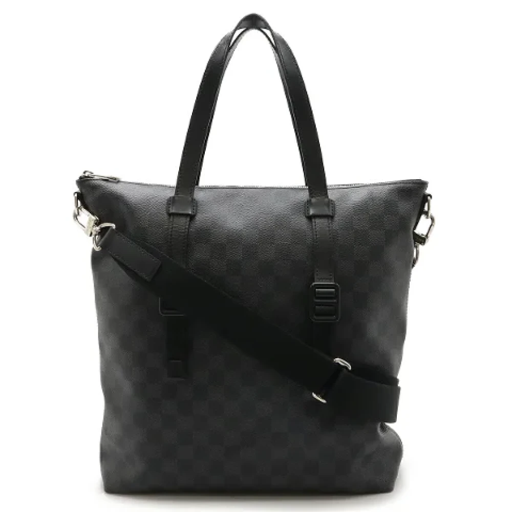 Louis Vuitton Vintage Pre-owned Canvas louis-vuitton-bags Black Dames